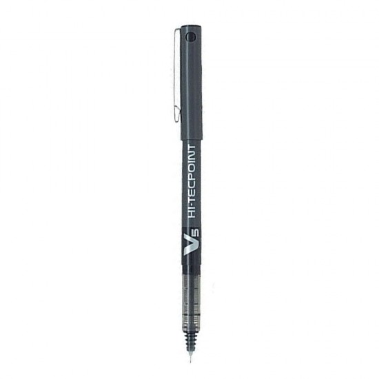 قلم حبر سائل بايلوت V5 براس دوار سن 0.5 ملم لون اسود موديل 4902505085680