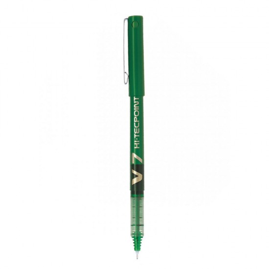 قلم حبر سائل بايلوت V7 براس دوار سن 0.7 ملم لون اخضر موديل 4902505085789