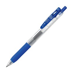 قلم حبر جل ببكرة دوارة 0.5 ملم بمشبك من زيبرا ساراسا لون ازرق موديل 4901681143122