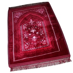 سجادة صلاة مخمل مشجر 117 * 70 سم موديل 01800375