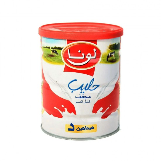 حليب مجفف كامل الدسم من لونا 400 ج موديل 6281020012011 حليب مجفف كامل الدسم من لونا 400 ج موديل 6281020012011