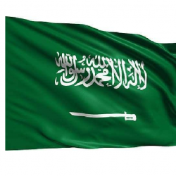 علم المملكة العربية السعودية بالوان زاهية مقاوم للبهتان مقاس 120 * 80 سم موديل 00777872