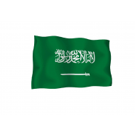 علم المملكة العربية السعودية بالوان زاهية مقاوم للبهتان مقاس 260*150 سم موديل 2022232325024