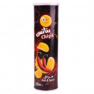 بتاتسي رقائق البطاطس المقرمشة بنكهة حراق 100 غ موديل 6917554956698