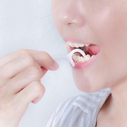 خيط تنظيف الاسنان من ايتالو 30 قطعة من مسواك الاسنان عصا الاسنان خلة للاسنان تنظيف الاسنان موديل 6952491955021