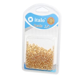 خرز ذهبي شفاف 4mm لصنع المجوهرات من ايتالو موديل 6984586131324
