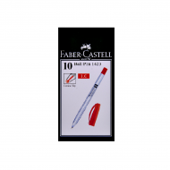 قلم حبر جاف فايبر كاستل باكت 10 أقلام احمر موديل 9556089423328