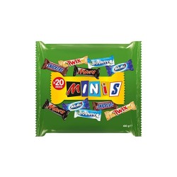 حلوى مينيز مشكلة بالشوكولاتة 20 قطعة 400 غ موديل 5000159452977