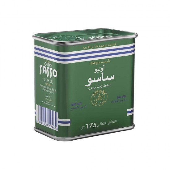 زيت زيتون نقي من ساسو175 مل أوليو ساسو خليط زيت زيتون موديل 8000550594648 زيت زيتون نقي من ساسو175 مل أوليو ساسو خليط زيت زيتون موديل 8000550594648