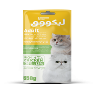 LEKOOO CAT FOOD Adult RICE IN CHICKEN 650g أكل قطط جاف6973033846249