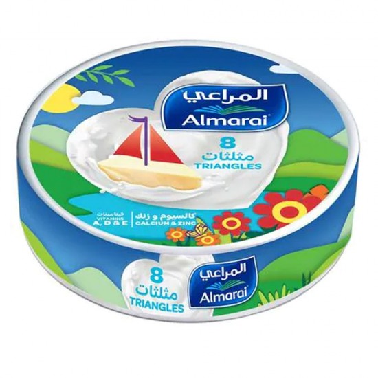 المراعي جبنة مثلثات 120 جرام × 8 قطع المراعي جبنة مثلثات 120 جرام × 8 قطع