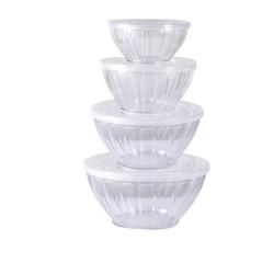  طقم علب حفظ طعام بلاستيك شفاف 4 قطع – Smart Kitchen – موديل SM-233784895239185064