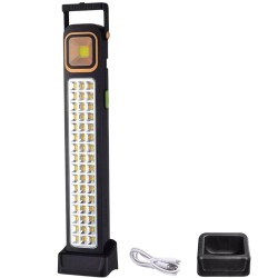  مصباح طوارئ شمسي LED – 48 لمبة وشاحن هاتف محمول (HEL 6866T)6995202068665