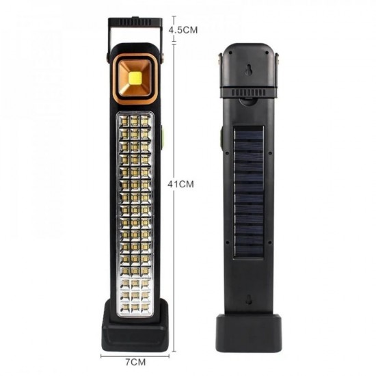  مصباح طوارئ شمسي LED – 48 لمبة وشاحن هاتف محمول (HEL 6866T)6995202068665