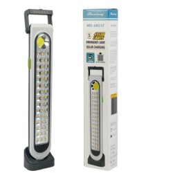  مصباح طوارئ شمسي LED قابل لإعادة الشحن – 48 لمبة (HEL-6855T)6936547811226