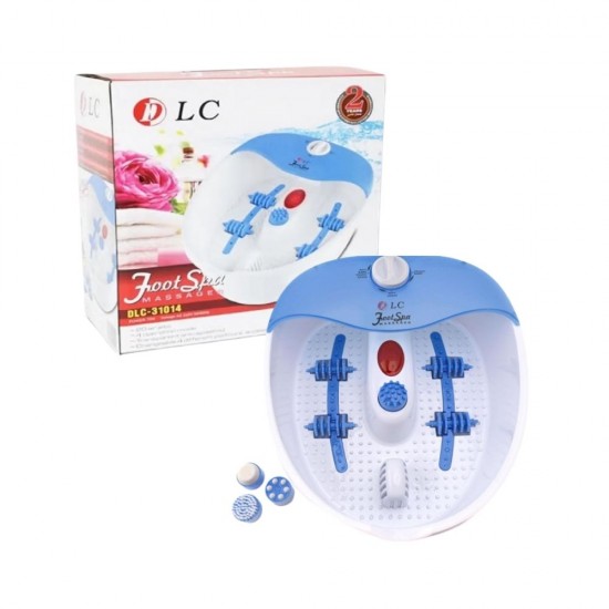 جهاز مساج القدمين بالماء (Foot Spa Massager) من DLC جهاز سبا للقدمين مزوّد بالتدفئة والفقاعات الهوائية لتحفيز الدورة الدموية وتخفيف التعب، مع ملحقات للتدليك والراحة في المنزل.550025000054 جهاز مساج القدمين بالماء (Foot Spa Massager) من DLC جهاز سبا للقدمين مزوّد بالتدفئة والفقاعات الهوائية لتحفيز الدورة الدموية وتخفيف التعب، مع ملحقات للتدليك والراحة في المنزل.550025000054