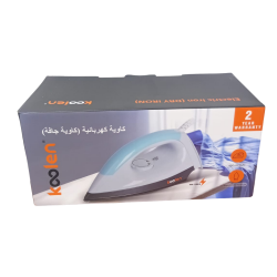  كاوية كهربائية جافة كولن 1100 واط – لوح مقاوم للالتصاق – مقبس BS6285353011482