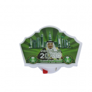 بروش اليوم الوطني  السعودي بارز  مع اضاءة  3 * 4 سم  موديل 150030101625