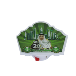بروش اليوم الوطني  السعودي بارز  مع اضاءة  3 * 4 سم  موديل 150030101625
