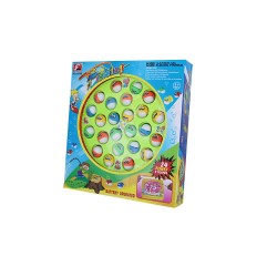 A variety of fishing games for children, consisting of 24 fish, size 