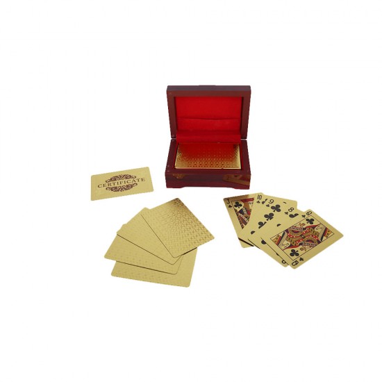999.9 أوراق لعب ذهبية Playing Cards JBR Design Gold