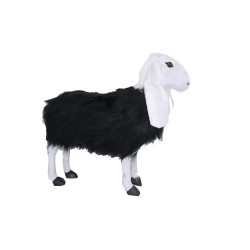 لعبة دمية على شكل خروف  مناسب لتوزيعات عيد الأضحى مقاس34 * 20   سم لعبة حيوانات بلاستك مقوى من الأغنام