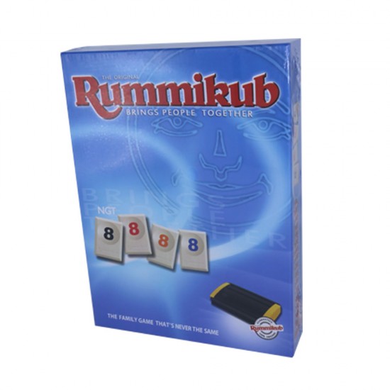 "لعبة اوكي  صغيرokey - إصدار ستة لاعبين من Rummikub - لعبة Rummy Tile الكلاسيكية - البلاط والمزيد من اللاعبين لمزيد من المرح! ، بلو   موديل 8313184205324"