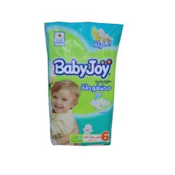 Baby joy بيبي جوي عبوة التوفير مقاس 6 كبير جداً +16 كيلو × 7 حفاض