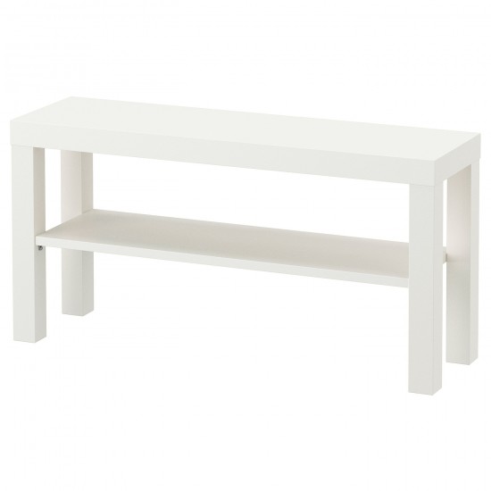 طاولة تلفزيون, أبيض‎90x26x45 سم‏