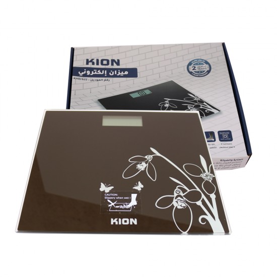 ميزان جسم الكتروني من كيون KION 150كيلو جرام موديل رقم KHD/622 ميزان جسم الكتروني من كيون KION 150كيلو جرام موديل رقم KHD/622