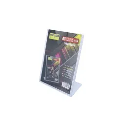 استاند مكتب اكريليك طولي 184*210مم A5 شفاف 