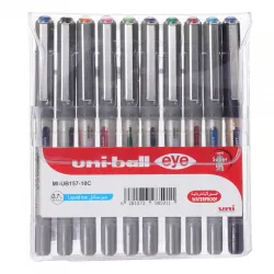  طقم اقلام حبر سائل يوني -بول 8 الوان + 2 مجانا