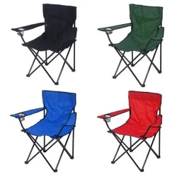  كرسي قابل للطي للتخييم والرحلات مع حامل أكواب4895239137599