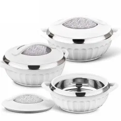  حافظات طعام معزولة ستانلس ستيل ديجنيتي – 3 قطع (2500 – 3500 – 5000 مل)8902330056479