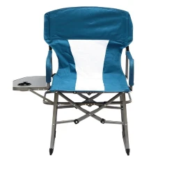 كرسي رحلات قابل للطي مع طاولة جانبية وحامل اكواب 4895239165011