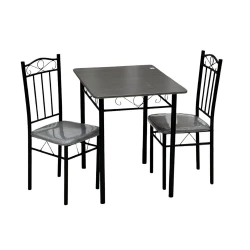 طاولة طعام مع 2 كراسي مقاس 80*60 ارتفاع 74 سم 1005700001080