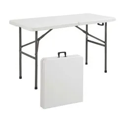 طاولة فايبر قابلة للطي 60*120 *ارتفاع 74 سم موديل006000611طاولة فيبر تنطوي مقاس 60*120