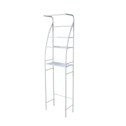 رفوف خزانة معدنية لادوات الحمام والمطبخ، رف منظم جديد موفر للمساحة استاند حمام  6888991112391